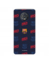 Funda para Motorola Moto G6 del FC Barcelona Escudo Patrón Rojo y Azul  - Licencia Oficial FC Barcelona