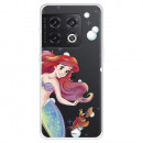 Funda para OnePlus 10 Pro Oficial de Disney Ariel y Sebastián Burbujas - La Sirenita