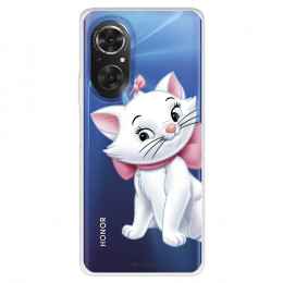 Funda para Huawei Nova 9 SE Oficial de Disney Marie Silueta - Los Aristogatos