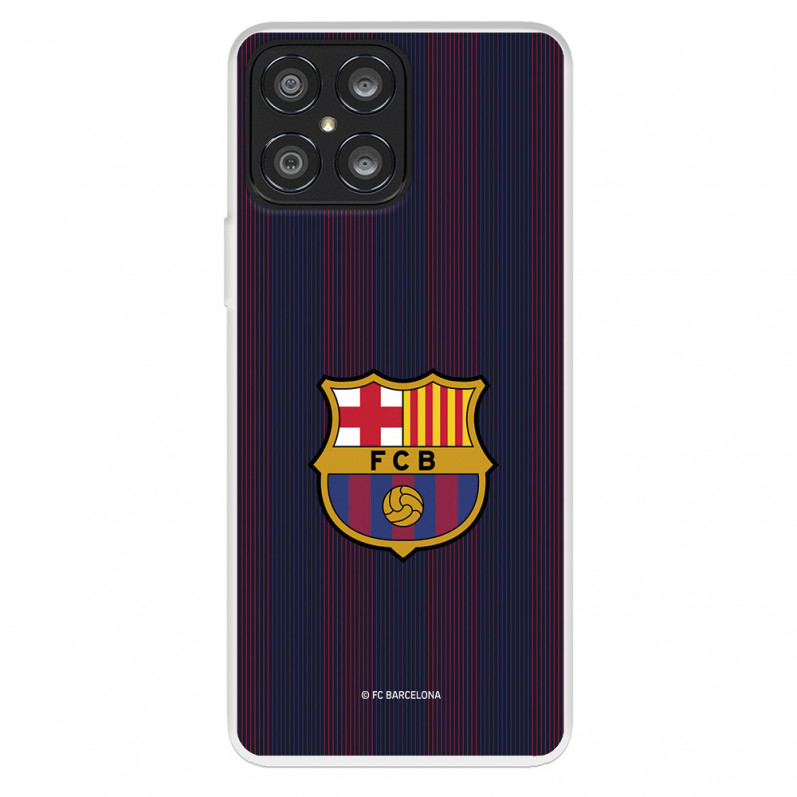 Funda para Huawei Honor X8 del FC Barcelona Rayas Blaugrana  - Licencia Oficial FC Barcelona