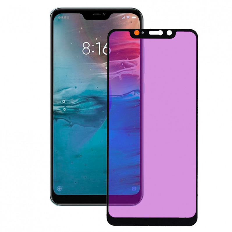 Geam securizat Full Anti Blue-Ray Black pentru Xiaomi Redmi Note 6 Pro