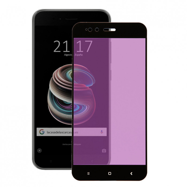 Geam securizat Complet Anti Blue-Ray negru pentru Xiaomi Mi 5X