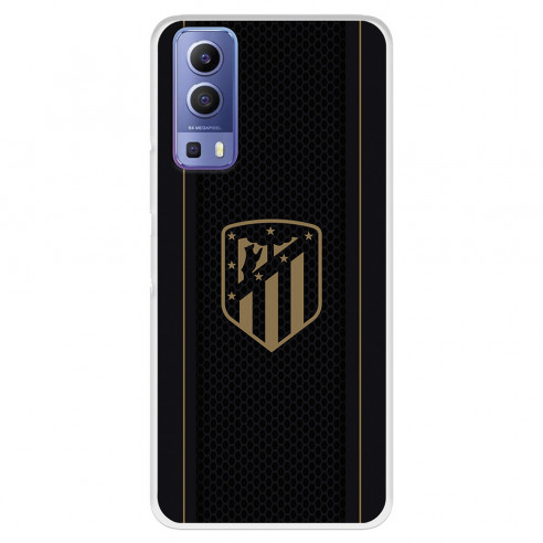 Atlético de Madrid Gold Shield Black Background - Atletico de Madrid Official Licence Vivo Y52 5G Case