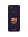 Funda para Motorola Moto G30 del FC Barcelona Rayas Blaugrana  - Licencia Oficial FC Barcelona