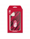 Funda para Motorola Moto G10 del Granada CF Escudo - Líneas Rojas y Negras  - Licencia Oficial Granada CF