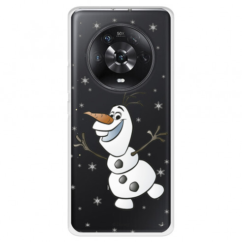 Funda para Huawei Honor Magic4 Lite Oficial de Disney Olaf Transparente - Frozen