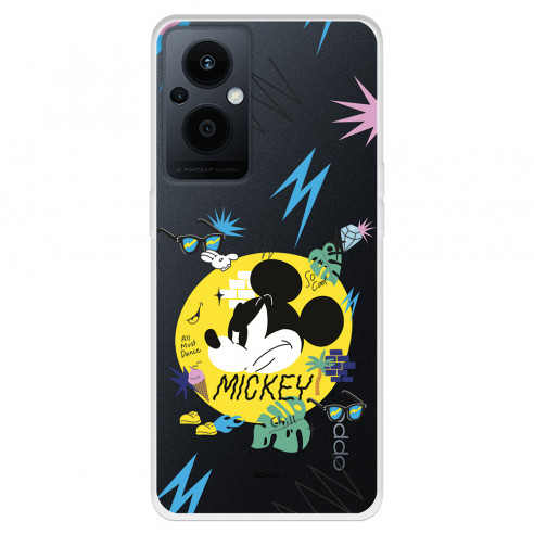 Funda para Oppo Reno8 Lite 5G Oficial de Disney Mickey Mickey Urban - Clásicos Disney