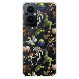 Funda para Oppo Reno8 Lite 5G Oficial de Disney Muñecos Toy Story Siluetas - Toy Story