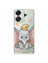 Funda para OnePlus Nord 2T 5G Oficial de Disney Dumbo Silueta Transparente - Dumbo