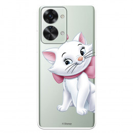 Funda para OnePlus Nord 2T 5G Oficial de Disney Marie Silueta - Los Aristogatos