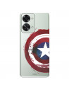 Funda para OnePlus Nord 2T 5G Oficial de Marvel Capitán América Escudo Transparente - Marvel