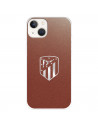 Funda para Iphone 14 del Atlético de Madrid Escudo Plateado Fondo  - Licencia Oficial Atlético de Madrid