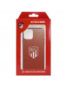 Funda para Iphone 14 del Atlético de Madrid Escudo Plateado Fondo  - Licencia Oficial Atlético de Madrid