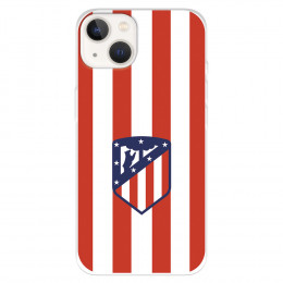 Funda para Iphone 14 del Atlético de Madrid Escudo Rojiblanco  - Licencia Oficial Atlético de Madrid