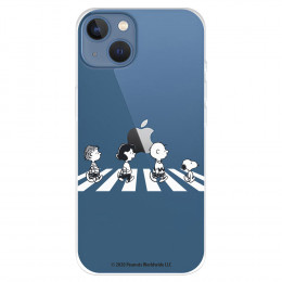 Funda para IPhone 14 Max Oficial de Peanuts Personajes Peatones - Snoopy