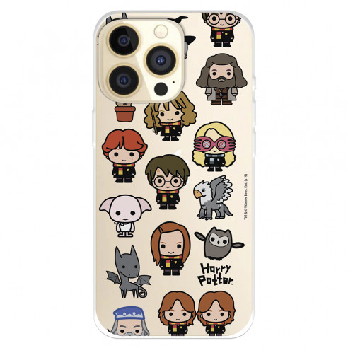 Funda para IPhone 14 Pro Oficial de Harry Potter Personajes Iconos - Harry Potter