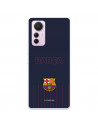 Funda para Xiaomi Mi 12 Lite 5G del FC Barcelona Barsa Fondo Azul  - Licencia Oficial FC Barcelona