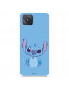 Funda para Oppo A92S Oficial de Disney Stitch Azul - Lilo & Stitch