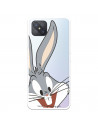 Funda para Oppo A92S Oficial de Warner Bros Bugs Bunny Silueta Transparente - Looney Tunes