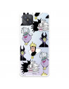 Funda para Oppo A92S Oficial de Disney Villanas Patrón - Villanas Disney