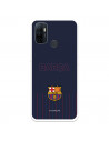 FC Barcelona Barsa Blue Fundal Albastru Caz pentru Oppo A11s - FC Barcelona Licență oficială