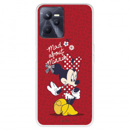 Funda para Realme Narzo 50A Prime Oficial de Disney Minnie Mad About - Clásicos Disney