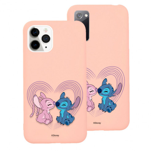 Husă oficială Disney Ultra Soft Pink Case - Lilo in love