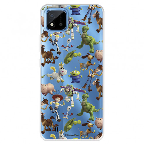 Funda para Realme Narzo 50 Oficial de Disney Muñecos Toy Story Siluetas - Toy Story