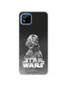 Funda para Realme Narzo 50 Oficial de Star Wars Darth Vader Fondo negro - Star Wars