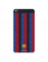 Funda para Xiaomi Redmi 4A del FC Barcelona Fondo Rayas Verticales  - Licencia Oficial FC Barcelona