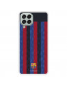 Funda para Samsung Galaxy M33 5G del FC Barcelona Fondo Rayas Verticales  - Licencia Oficial FC Barcelona