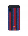 Funda para Xiaomi Mi 9 lite del FC Barcelona Fondo Rayas Verticales  - Licencia Oficial FC Barcelona