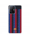 Funda para Xiaomi 11T del FC Barcelona Fondo Rayas Verticales  - Licencia Oficial FC Barcelona