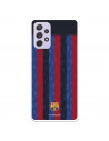 Funda para Samsung Galaxy A72 5G del FC Barcelona Fondo Rayas Verticales  - Licencia Oficial FC Barcelona