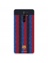 Funda para Xiaomi Redmi 9 del FC Barcelona Fondo Rayas Verticales  - Licencia Oficial FC Barcelona