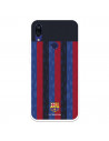 Funda para Xiaomi Redmi 7 del FC Barcelona Fondo Rayas Verticales  - Licencia Oficial FC Barcelona