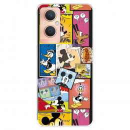 Funda para Oppo A96 5G Oficial de Disney Mickey Comic - Clásicos Disney