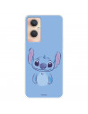 Funda para Oppo A96 5G Oficial de Disney Stitch Azul - Lilo & Stitch