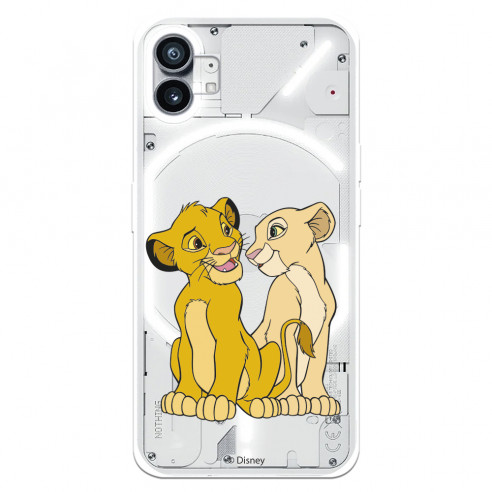 Disney Simba și Nala Silhouette - The Lion King Official Disney Nothing Phone 1 Case