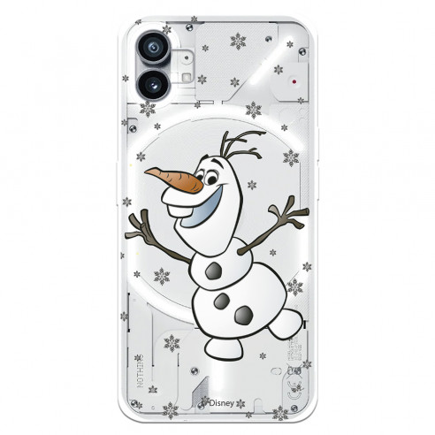 Official Disney Olaf Olaf Transparent Nothing Phone 1 Case - Frozen