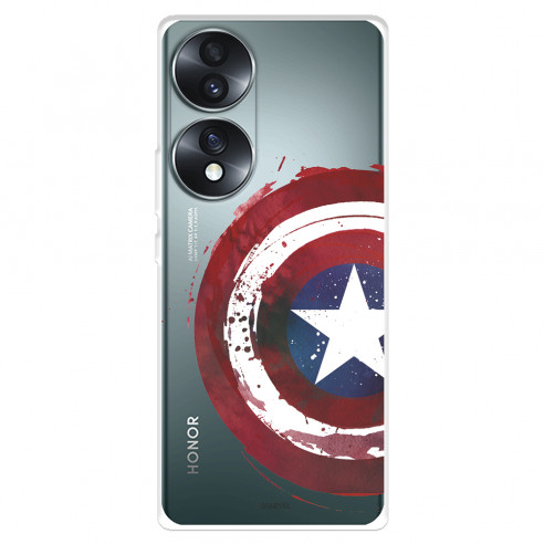 Husă pentru Honor 70 Official Marvel Captain America Transparent Shield - Marvel