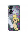 Copertă pentru Honor 70 Official Disney Tinkerbell Flowers - Peter Pan