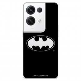 Funda para Oppo Reno 8 Pro Oficial de DC Comics Batman Logo Transparente - DC Comics