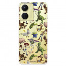 Funda para Vivo Y16 Oficial de Disney Muñecos Toy Story Siluetas - Toy Story