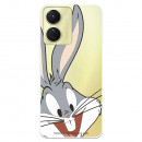 Funda para Vivo Y16 Oficial de Warner Bros Bugs Bunny Silueta Transparente - Looney Tunes