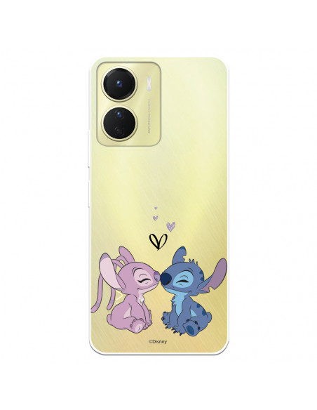 Funda para Samsung Galaxy A34 5G Oficial de Disney Angel & Stitch Beso -  Lilo & Stitch