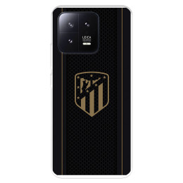 Funda para Xiaomi 13 del Atlético de Madrid Escudo Dorado Fondo Negro  - Licencia Oficial Atlético de Madrid