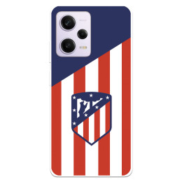 Funda para Xiaomi Redmi Note 12 Pro 5G del Atlético de Madrid Escudo Fondo Atletico  - Licencia Oficial Atlético de Madrid