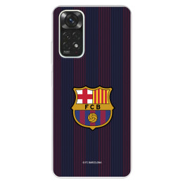 Funda para Xiaomi Redmi Note 12 Pro del FC Barcelona Rayas Blaugrana  - Licencia Oficial FC Barcelona