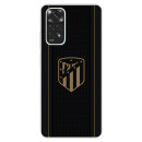 Funda para Xiaomi Redmi Note 12 Pro del Atlético de Madrid Escudo Dorado Fondo Negro  - Licencia Oficial Atlético de Madrid